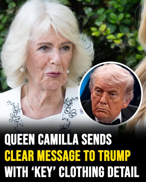 Queen Camilla sends clear message to Trump with ‘key’ clothing detail 682015831 122125222257140408 4804964868405109174 n