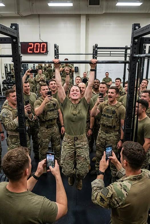 Mind if I try? The Navy SEALs laughed at her, but she went on to break their record, leaving everyone completely stunned 621995851 122170718450789998 1804297948449959710 n
