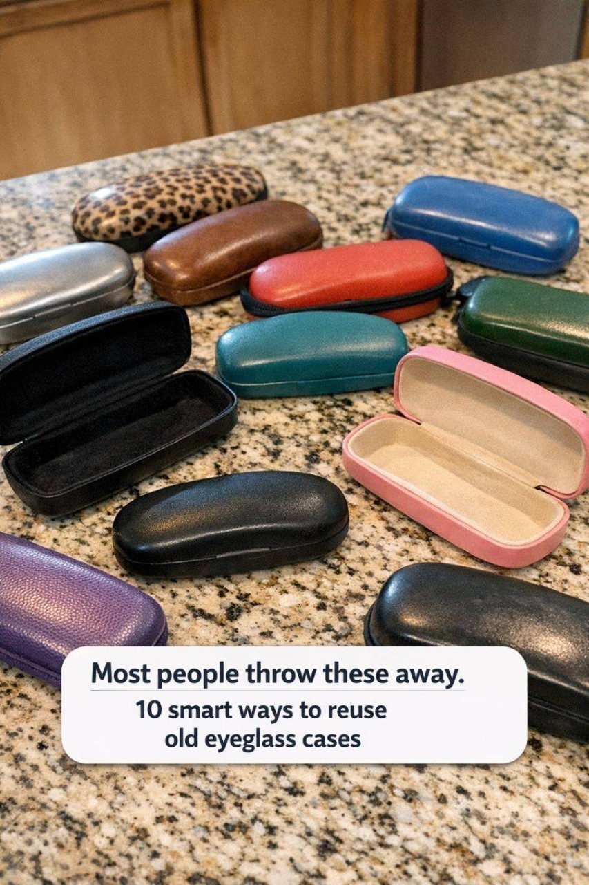 Most people throw these away. 10 smart ways to reuse old eyeglass cases 673484078 122123804451140408 5462750875671090066 n