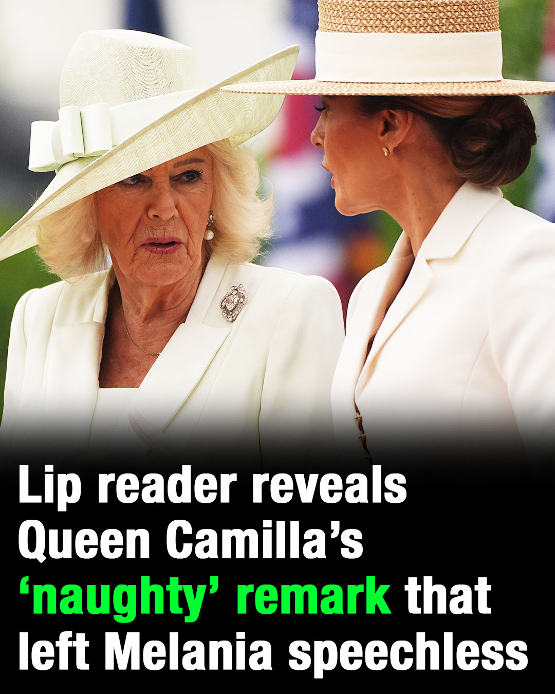 Lip reader reveals Queen Camilla’s ‘naughty’ remark that left Melania speechless 683762977 122182043144789998 710724747682795183 n